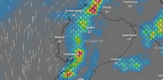 Lluvias en Ecuador hoy: dónde está lloviendo esta noche y qué provincias siguen bajo alerta Lluvias en Ecuador hoy 23 de octubre