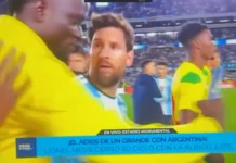 Messi rechaza selfie con jugador de Benín en plena despedida y el momento se vuelve viral