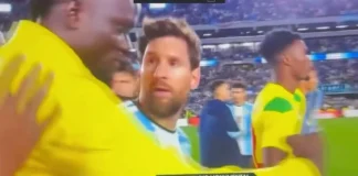 Messi rechaza selfie con jugador de Benín en plena despedida y el momento se vuelve viral