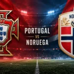 Portugal vs Noruega en el estadio