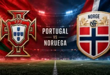 Portugal vs Noruega en el estadio