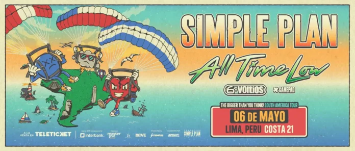 Simple Plan en Lima 2027 Simple Plan en Lima 2027