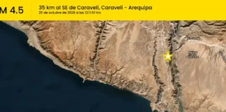 Temblor en Arequipa