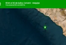 Temblor en Arequipa
