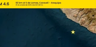 Temblor en Arequipa hoy