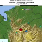 Temblor en Colombia