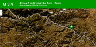 Temblor en Cusco hoy