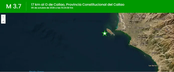 Temblor en Lima, Callao hoy Temblor en Lima, Callao hoy