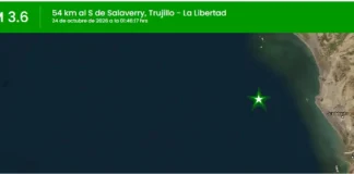Temblor en Trujillo