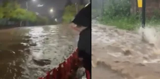 Temporal extremo golpea Chile: aluviones, inundaciones y un tornado dejan graves destrozos hoy 26 de octubre Aluvión en Chile.