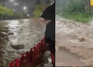 Aluvión en Chile.
