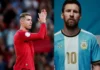 cristiano ronaldo y messi