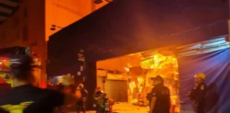 Incendio en Mesa Redonda.