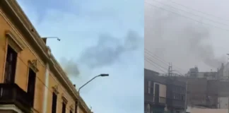incendio en mesa redonda