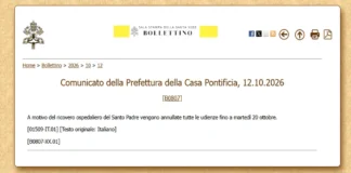 Vaticano cancela actividades del Papa Leoón XIV