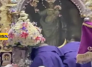¡Tensión en plena procesión! Señor de los Milagros casi se incendia durante su recorrido por Lima hoy 18 de octubre (VIDEO) señor de los milagros