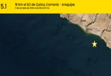temblor arequipa hoy