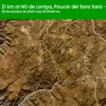 Temblor en Ayacucho hoy: sismo de magnitud 3.5 se registra cerca de Lampa temblor en ayacucho hoy (1)