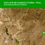 temblor en puno hoy