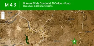 Temblor de magnitud 4.3 se registró en Puno hoy: ¿dónde ocurrió y cuál fue su profundidad? temblor en puno hoy